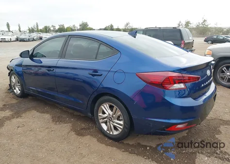 2019 Hyundai Elantra Sel from USA, damaged, VIN 5NPD84LF7KH441874